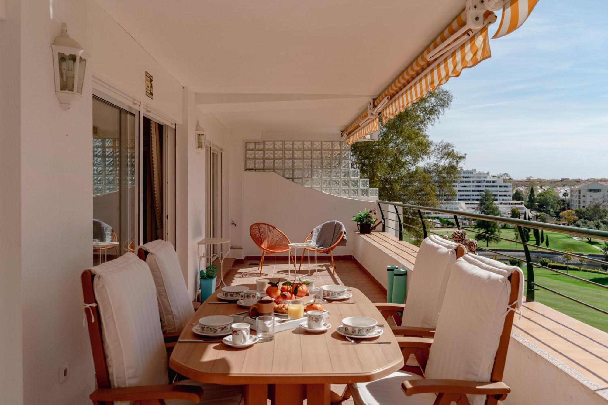 Apartamento Con Espectaculares Vistas Al Golf En Marbella - Xallas 2 3アパートメント エクステリア 写真